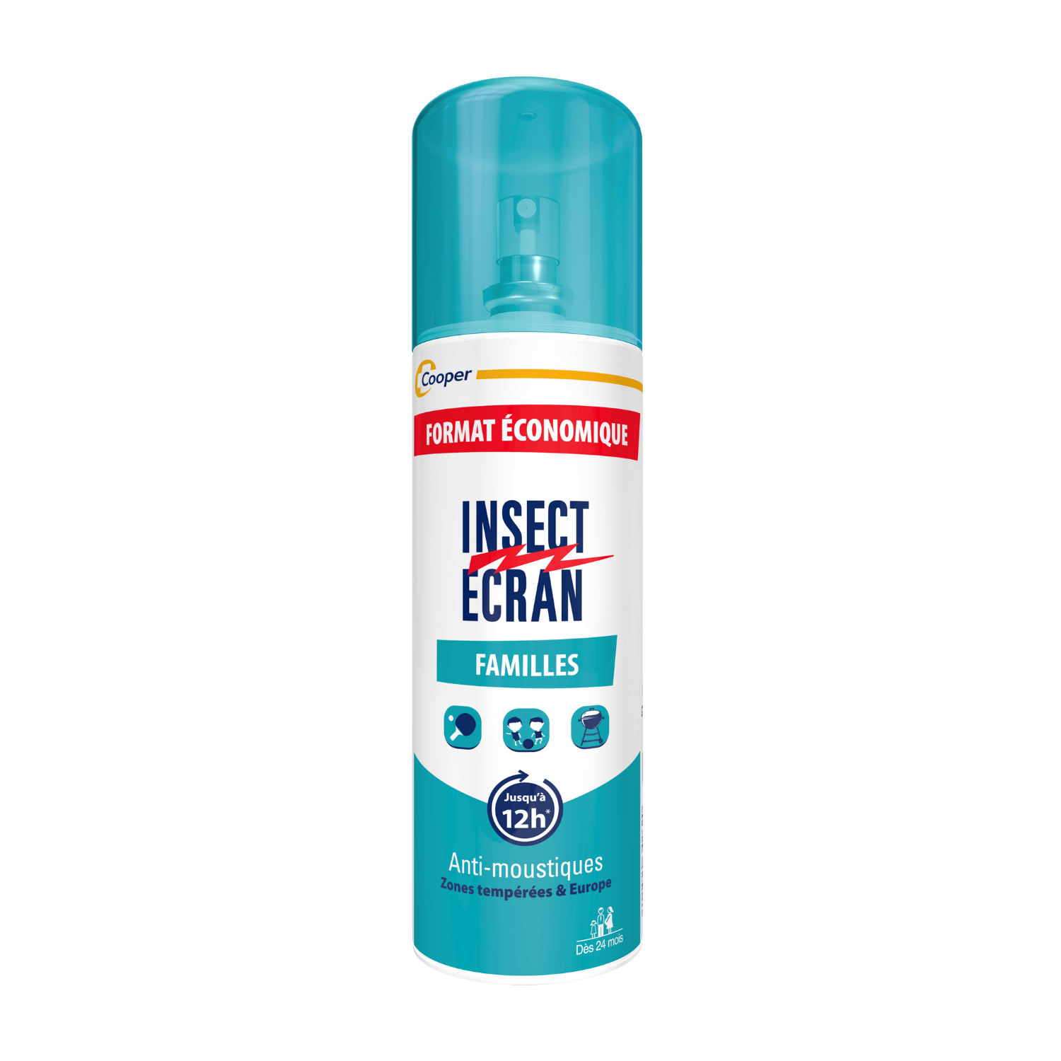 Insect ecran Famille - Anti-moustiques - Spray répulsif peau