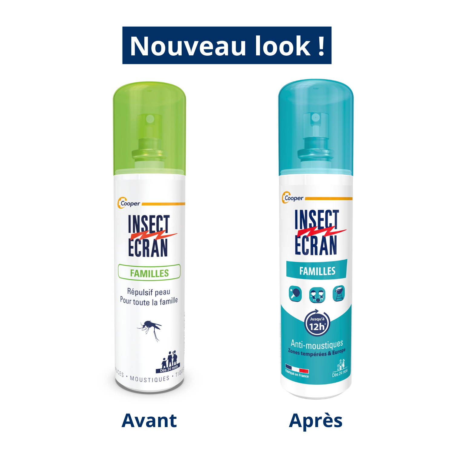 Insect ecran Famille - Anti-moustiques - Spray répulsif peau