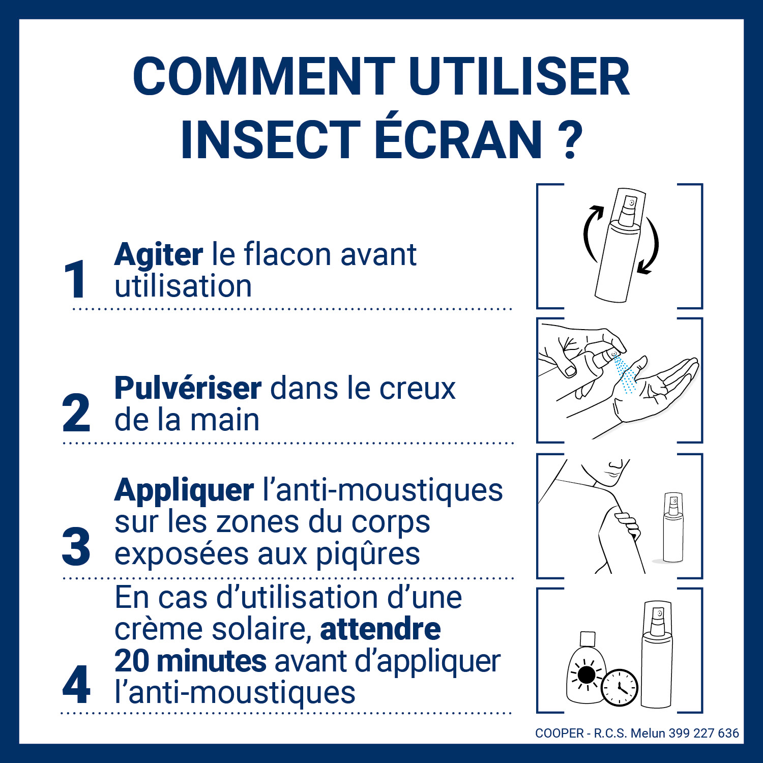 Insect Ecran Anti-Moustiques Spray Zones Infestées 100ml