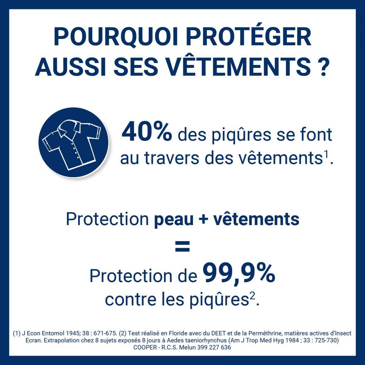 Répulsif anti-moustiques vêtements
