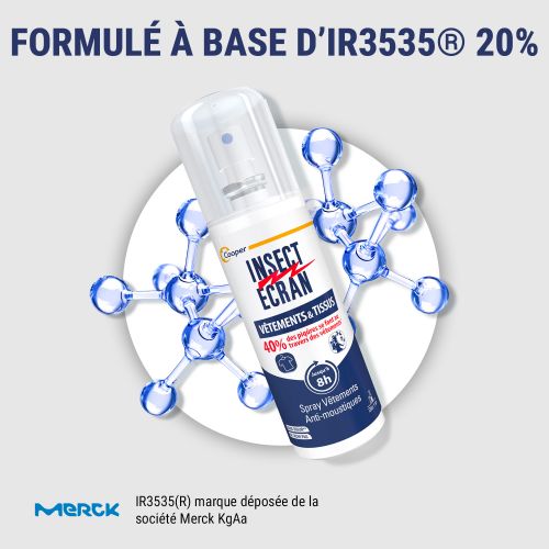 Spray vêtements & tissus 